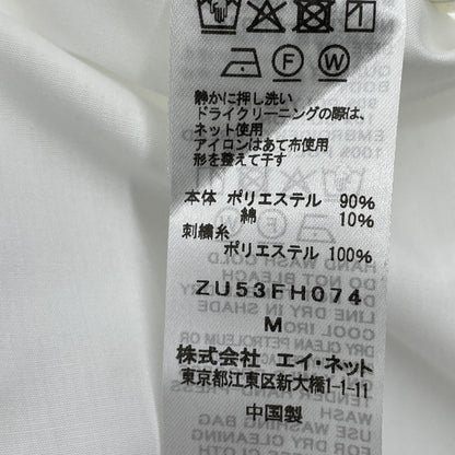 ZUCCA ズッカ 25年製 ZU53FH074 ホワイト ズッカ ラダーレース刺繍ワンピース ワンピース