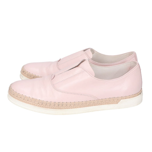 TOD'S トッズ レザー センターゴア エスパドリーユ シューズ 37 1/2 レディース