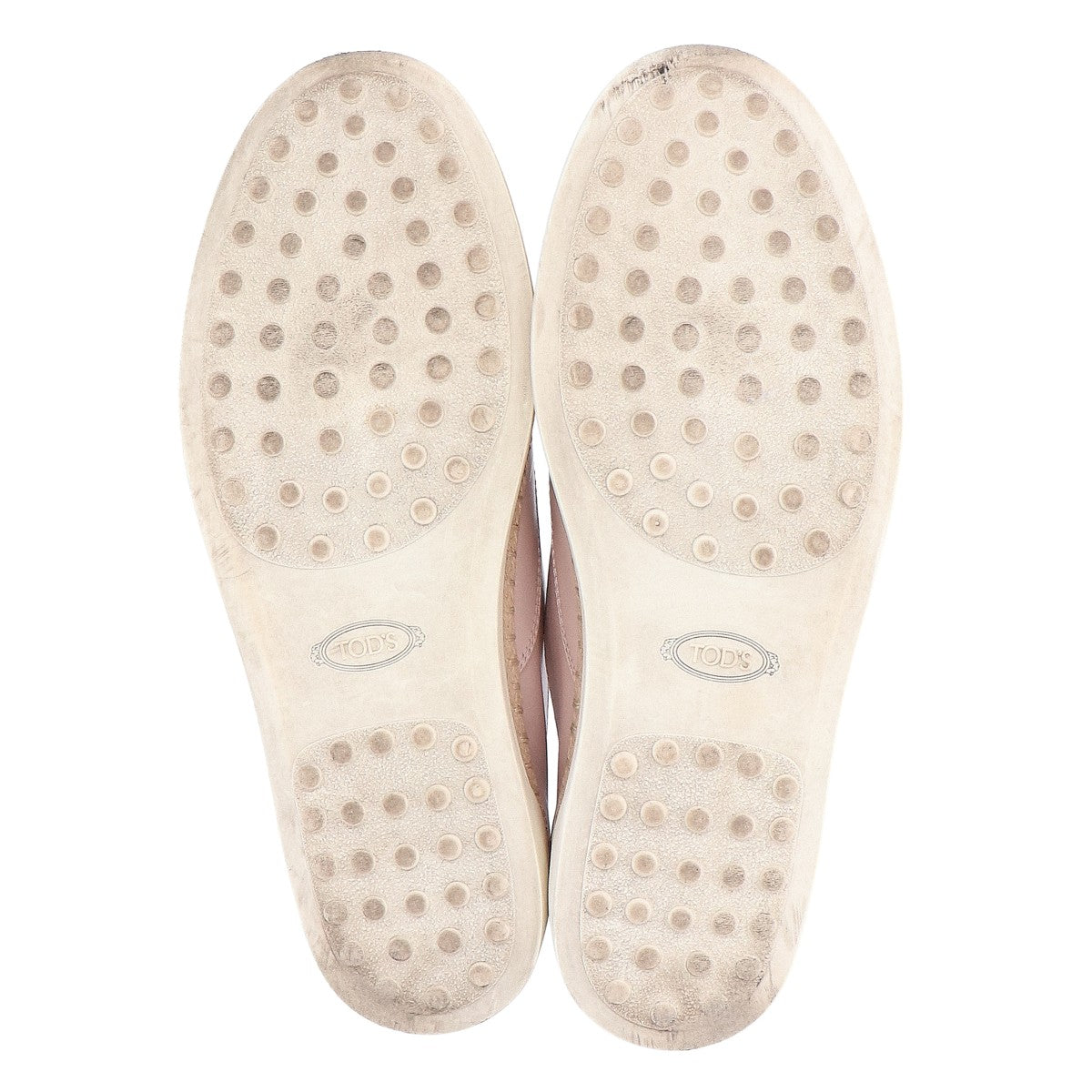 TOD'S 托德斯 皮革 中部松紧带草编鞋 37 1/2 女士