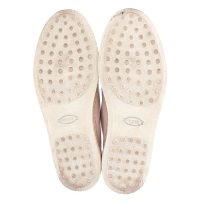 TOD'S 托德斯 皮革 中部松紧带草编鞋 37 1/2 女士