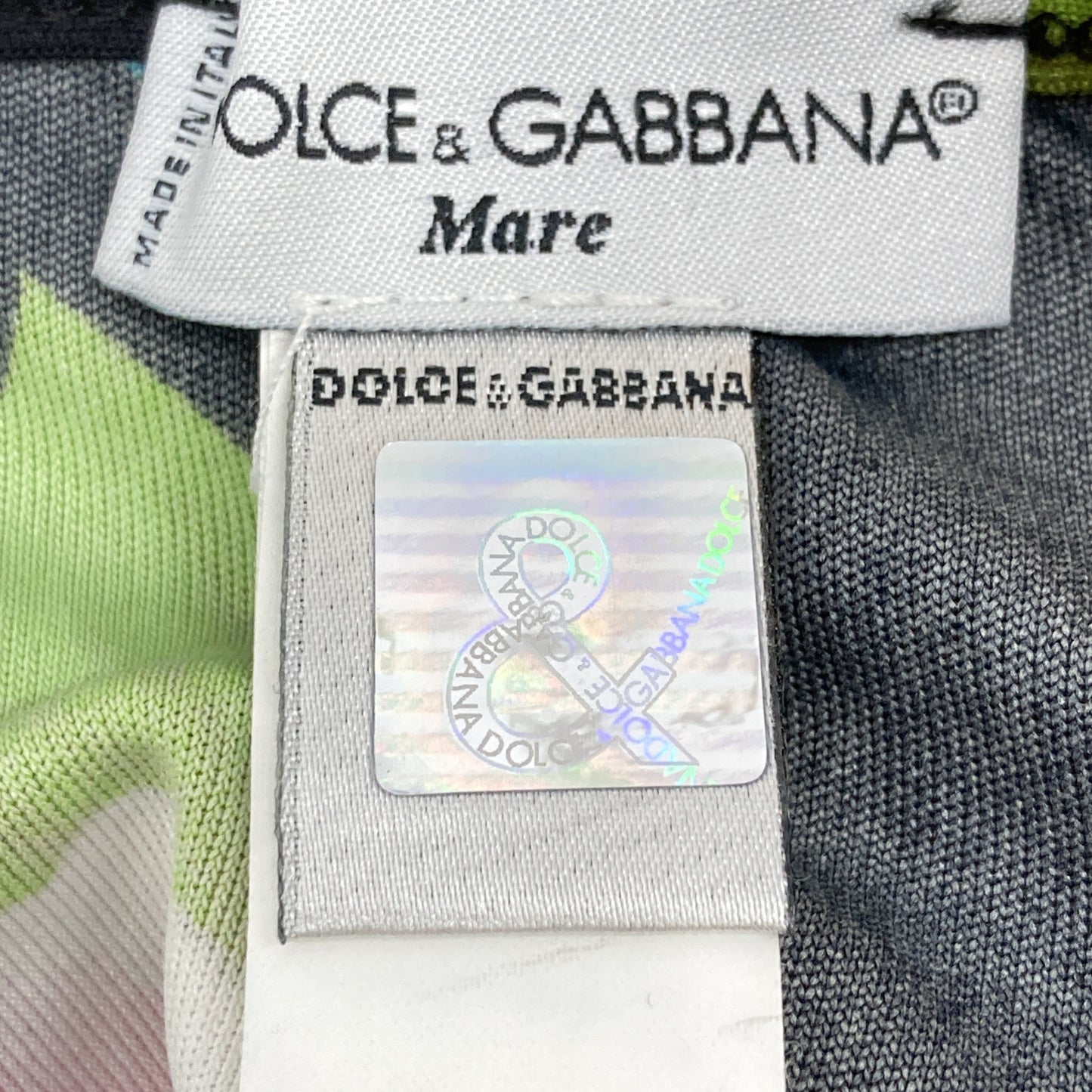 DOLCE&GABBANA Dolce & Gabbana G551/1330 Black x Multicolor Floral Pareo Skirt