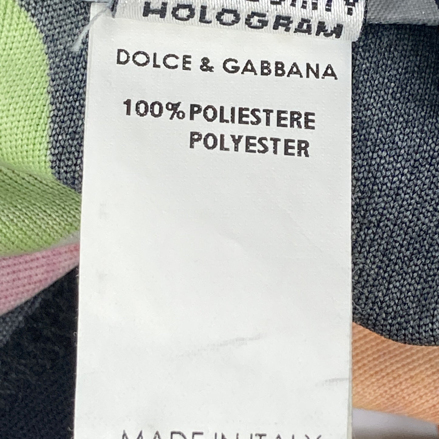 DOLCE&GABBANA ドルチェアンドガッバーナ G551/1330 ブラック×マルチカラー 花柄 パレオ スカート