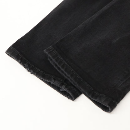 DSQUARED2 ディースクエアード S74LB0928 SKATER JEAN/溜冰裤 黑色 纽扣门襟 锥形牛仔裤 下装 46 男士