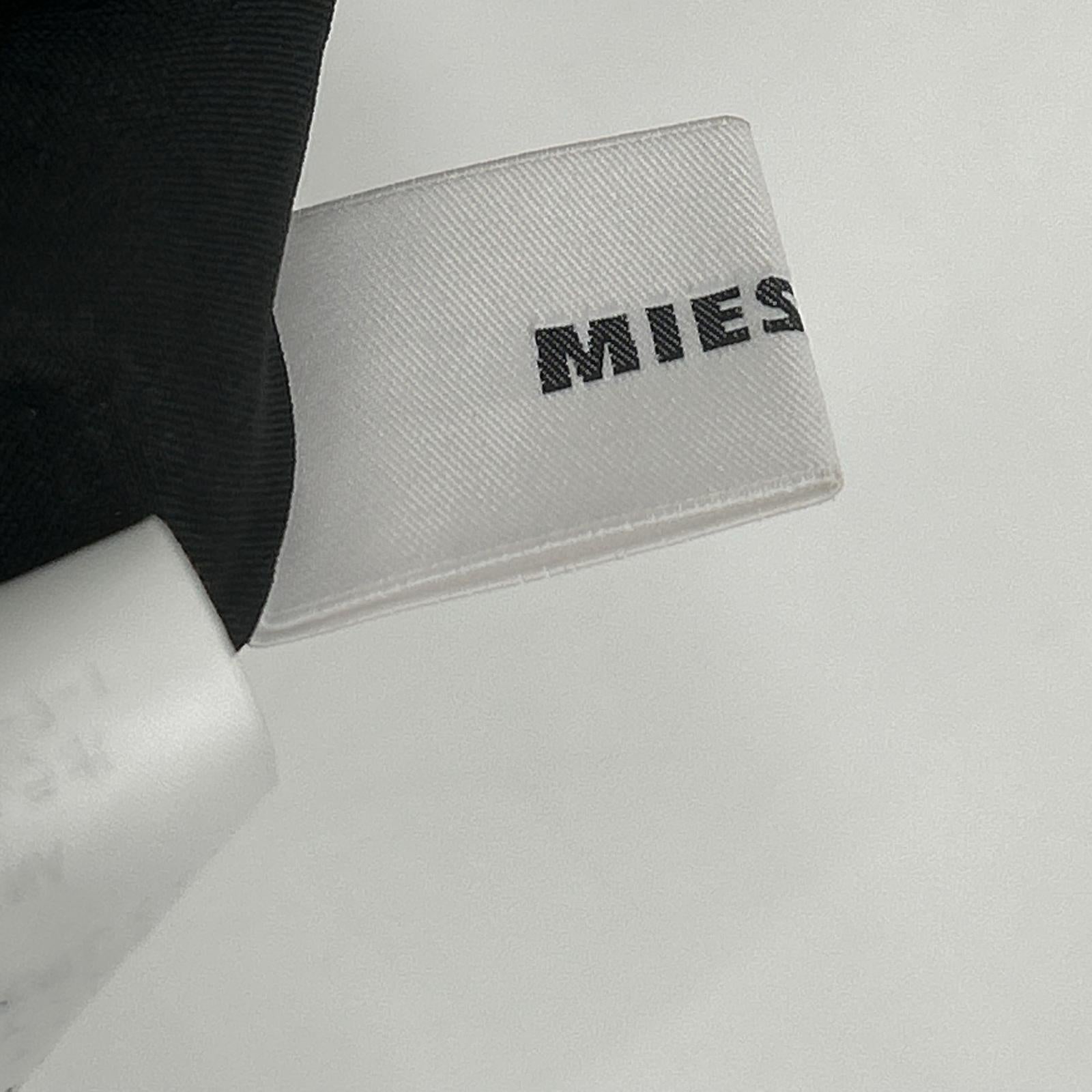 MIESROHE ミースロエ ブラック ペーパーバッグワイドパンツ ボトムス