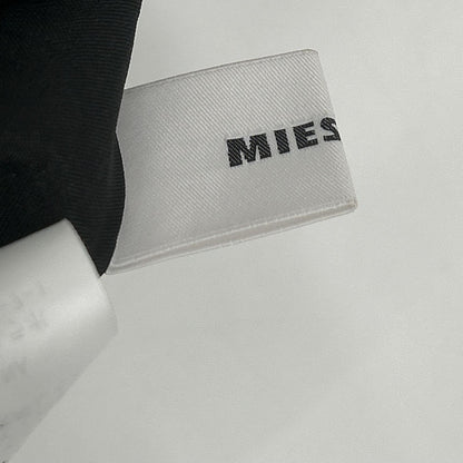 MIESROHE ミースロエ ブラック ペーパーバッグワイドパンツ ボトムス