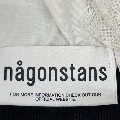 nagonstans ナゴンスタンス 470GA170-1680 レッド×ブラック コットン FRILL BORDER PULL OVER トップス