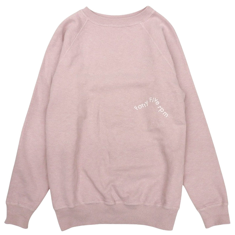 Fuji Arch Logo Print Fleece 908 Sweatshirt Top Pink 3 51170344 Top 3 Women's