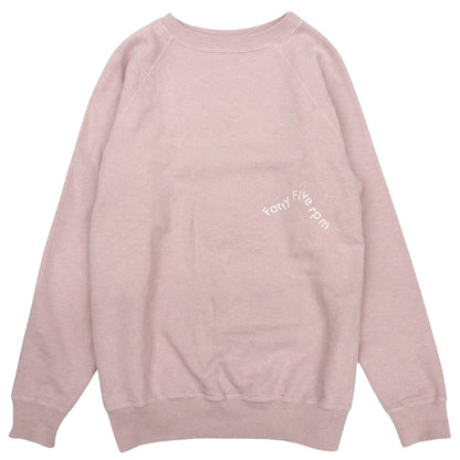 Fuji Arch Logo Print Fleece 908 Sweatshirt Top Pink 3 51170344 Top 3 Women's