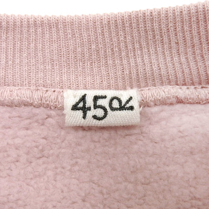 Fuji Arch Logo Print Fleece 908 Sweatshirt Top Pink 3 51170344 Top 3 Women's