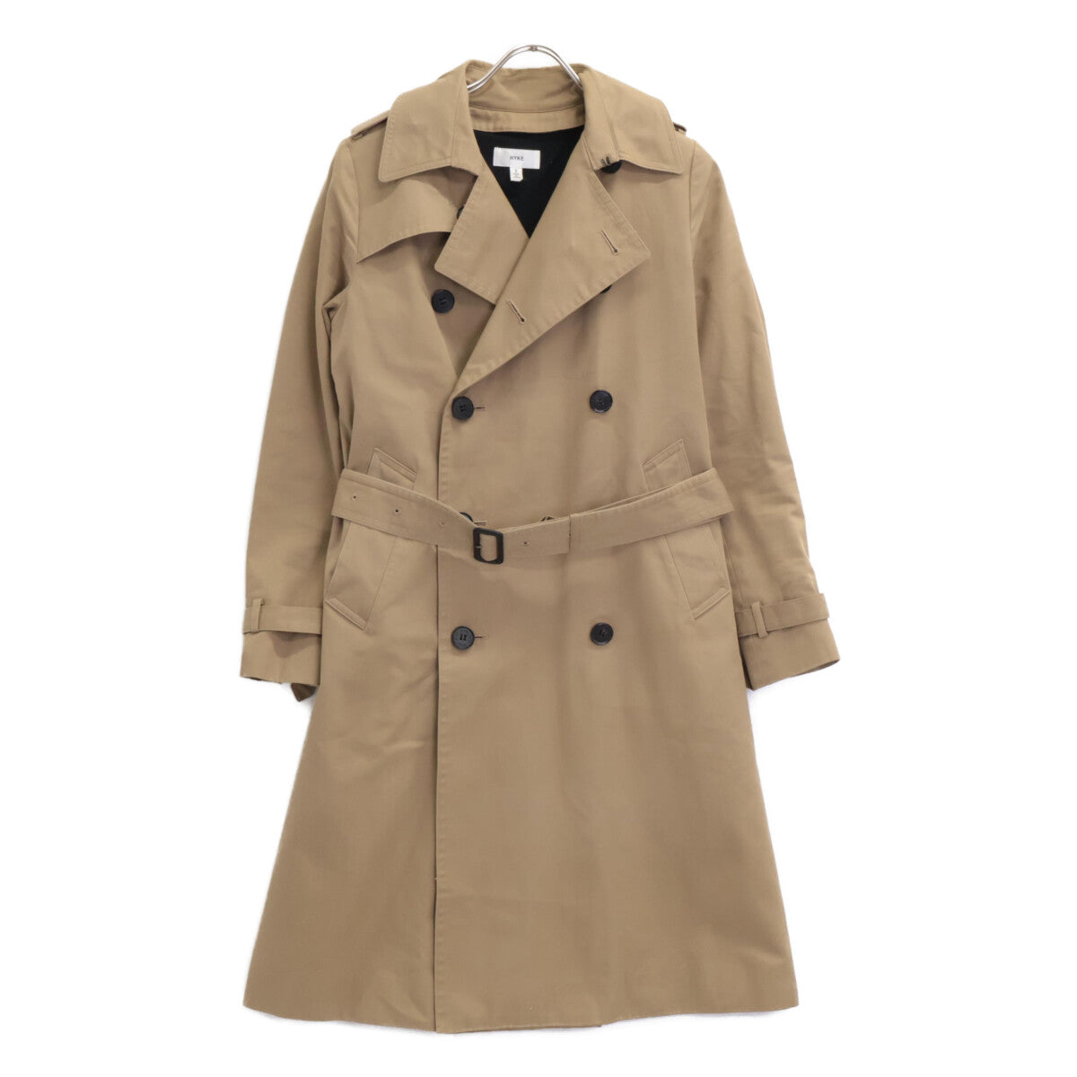 164-17005 Double-Breasted Belted Trench Coat with Wool Liner, Coat 2, Women's