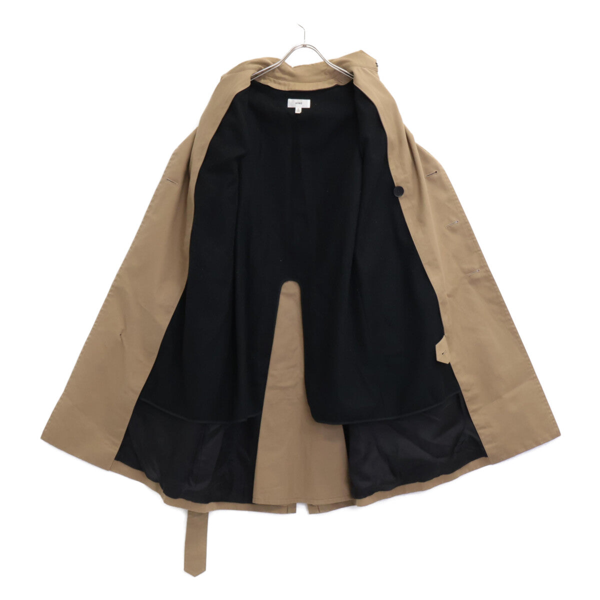 164-17005 Double-Breasted Belted Trench Coat with Wool Liner, Coat 2, Women's