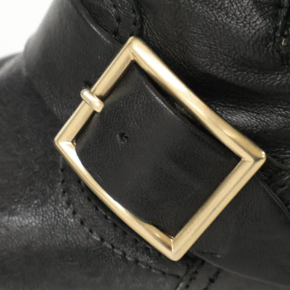 JIMMY CHOO Youth Short Engineer Boots Shoes 34 1/2 Ladies