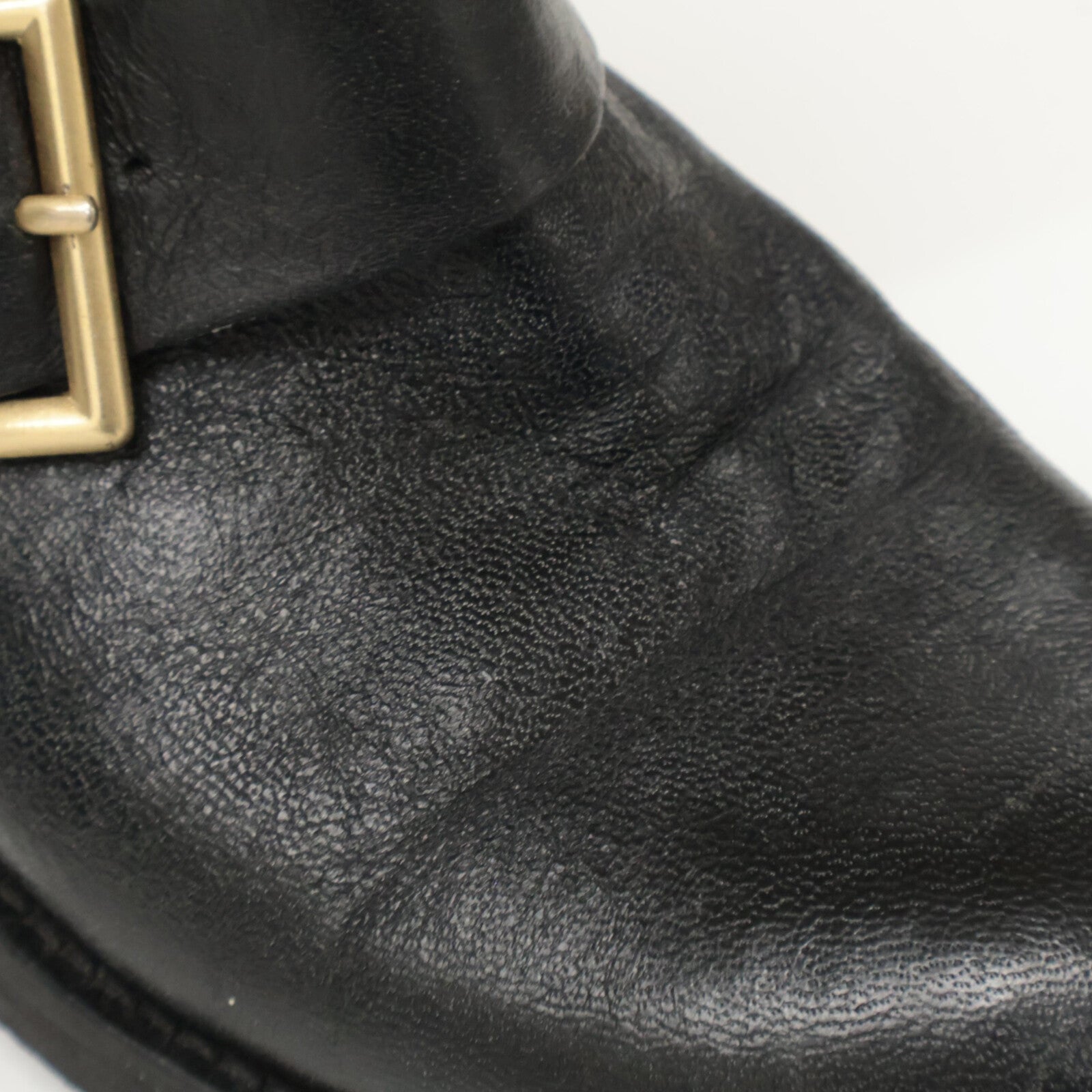 JIMMY CHOO Youth Short Engineer Boots Shoes 34 1/2 Ladies