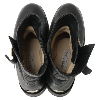 JIMMY CHOO Youth Short Engineer Boots Shoes 34 1/2 Ladies
