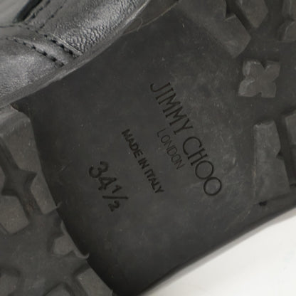 JIMMY CHOO Youth Short Engineer Boots Shoes 34 1/2 Ladies