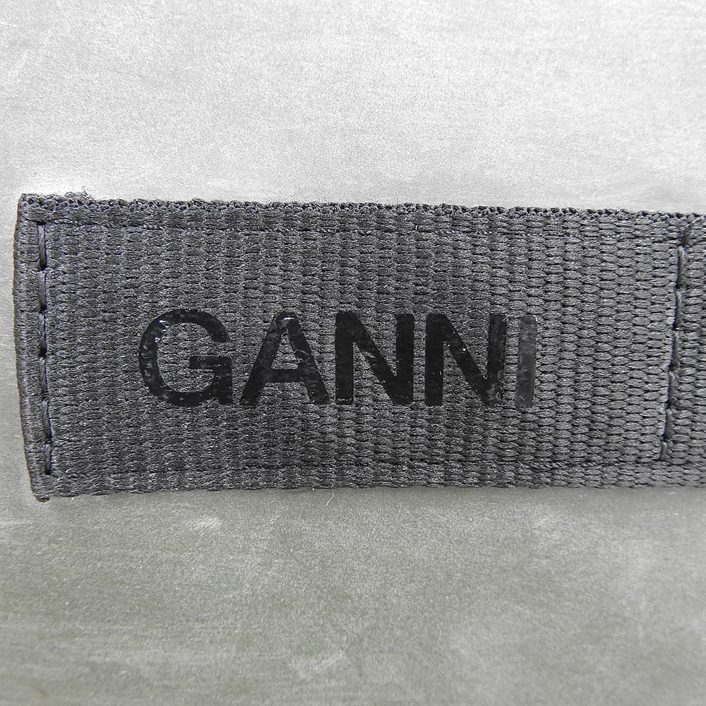 GANNI ガニー リサイクルラバーカントリーブーツ シューズ レディース カーキ 35 シューズ