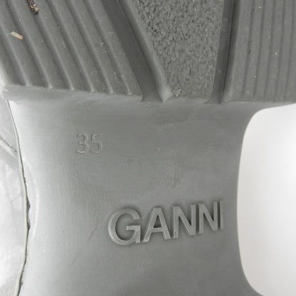GANNI ガニー リサイクルラバーカントリーブーツ シューズ レディース カーキ 35 シューズ