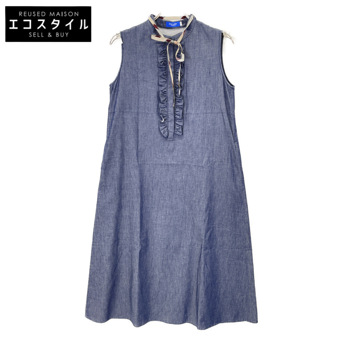 BLUE LABEL CRESTBRIDGE 2024 Blue Cotton Light Denim Dress