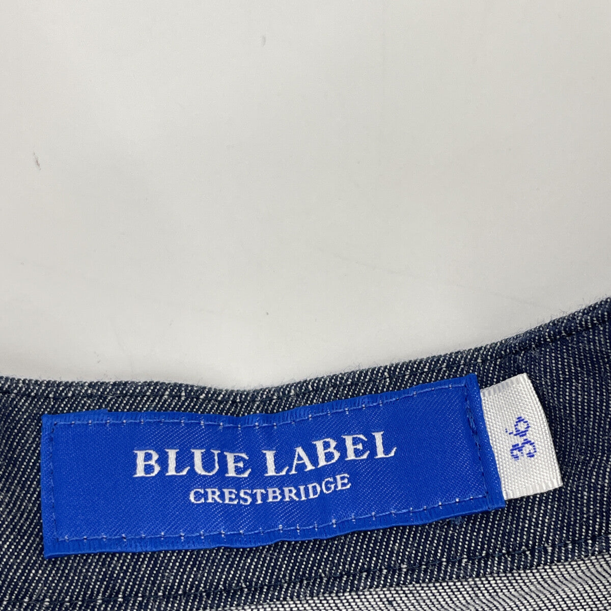 BLUE LABEL CRESTBRIDGE 2024 Blue Cotton Light Denim Dress