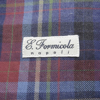 ERRICO FORMICOLA Errico Formicola 九成新 格纹 棉 纽扣领衬衫 上衣 男士 多色 37 上衣 37