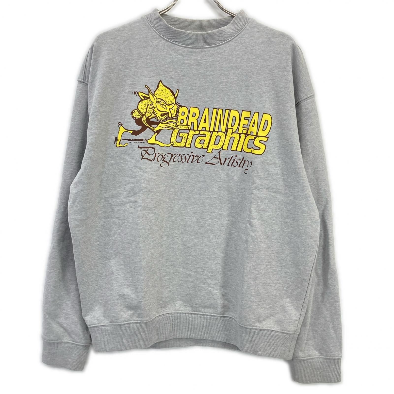 ｸﾞﾚｰ PROGRESSIVE ARTISTRY ﾛｺﾞｽｳｪｯﾄ トップス M メンズ