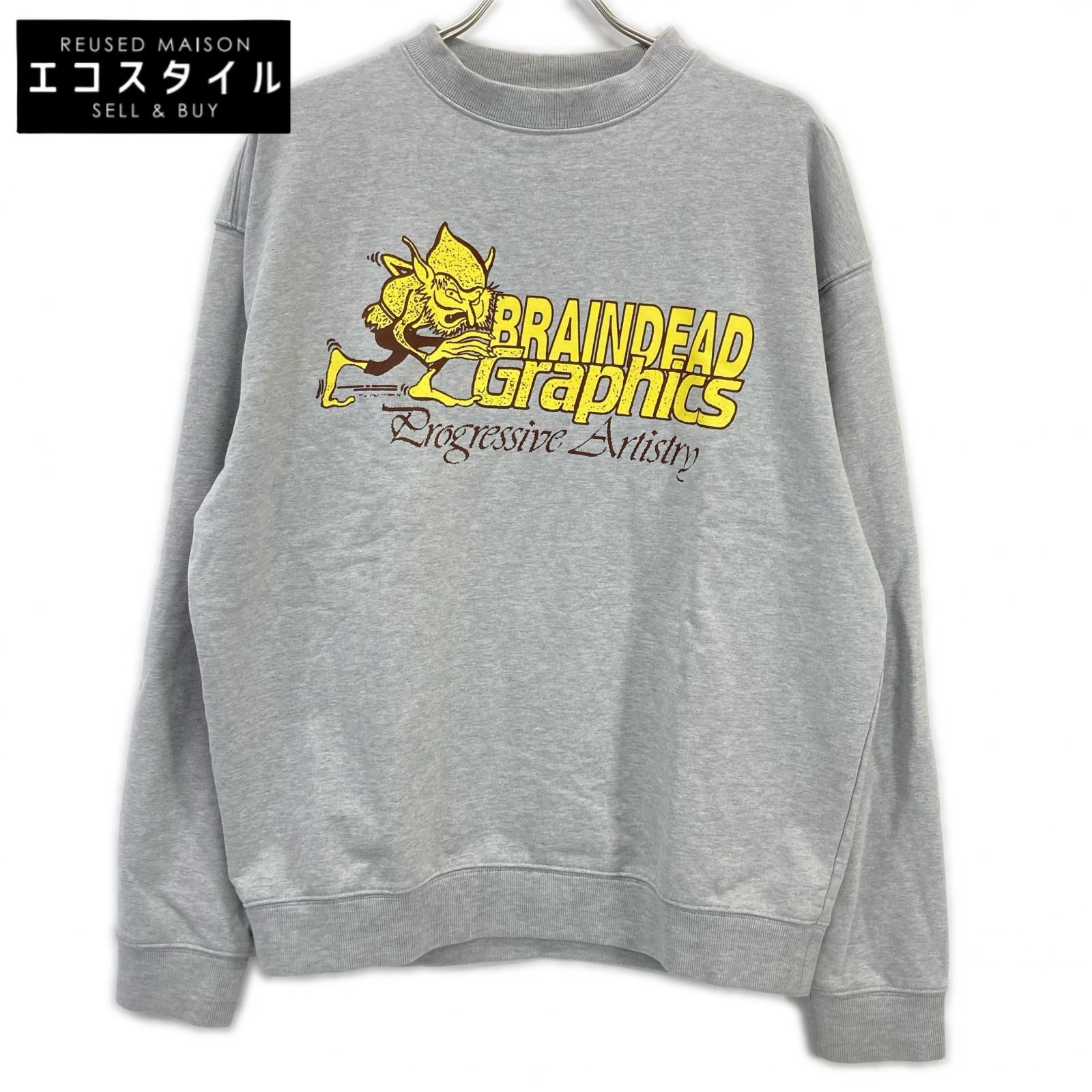 ｸﾞﾚｰ PROGRESSIVE ARTISTRY ﾛｺﾞｽｳｪｯﾄ トップス M メンズ