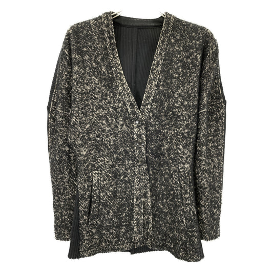 AW2326-BK ﾌﾞﾗｯｸ Philine combi tex cardigan トップス 2 レディース
