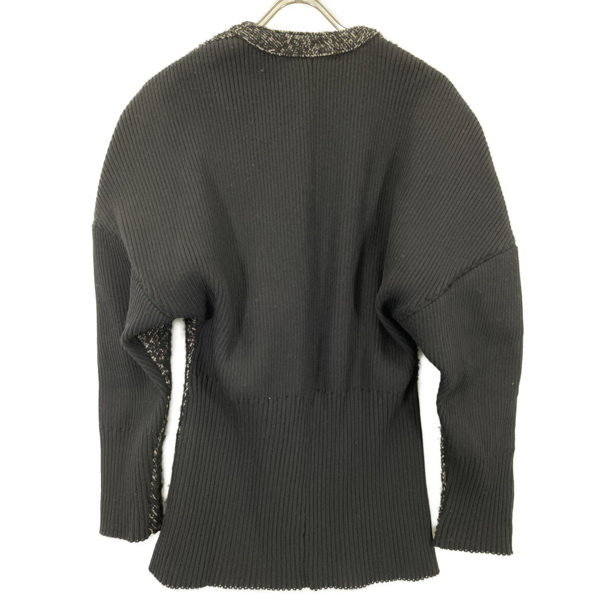 AKIRA NAKA アキラナカ AW2326-BK ブラック Philine combi tex cardigan トップス