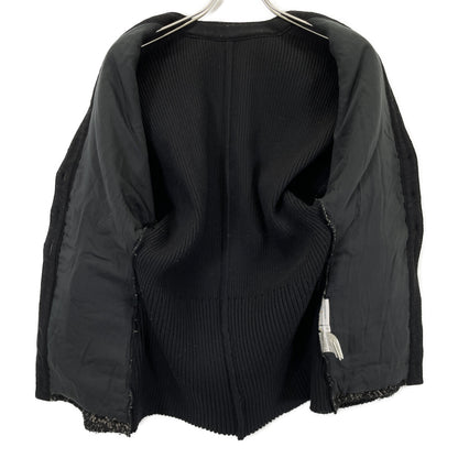 AW2326-BK Black Philine Combi Tex Cardigan Top 2 Ladies