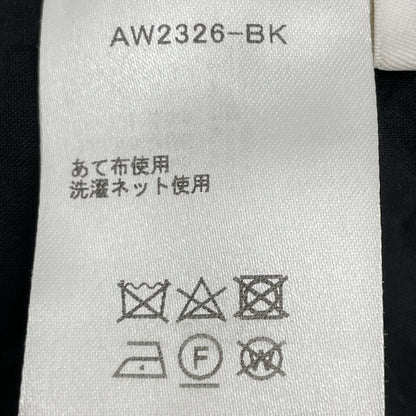AKIRA NAKA Akira Naka AW2326-BK Black Philine combi tex cardigan Top