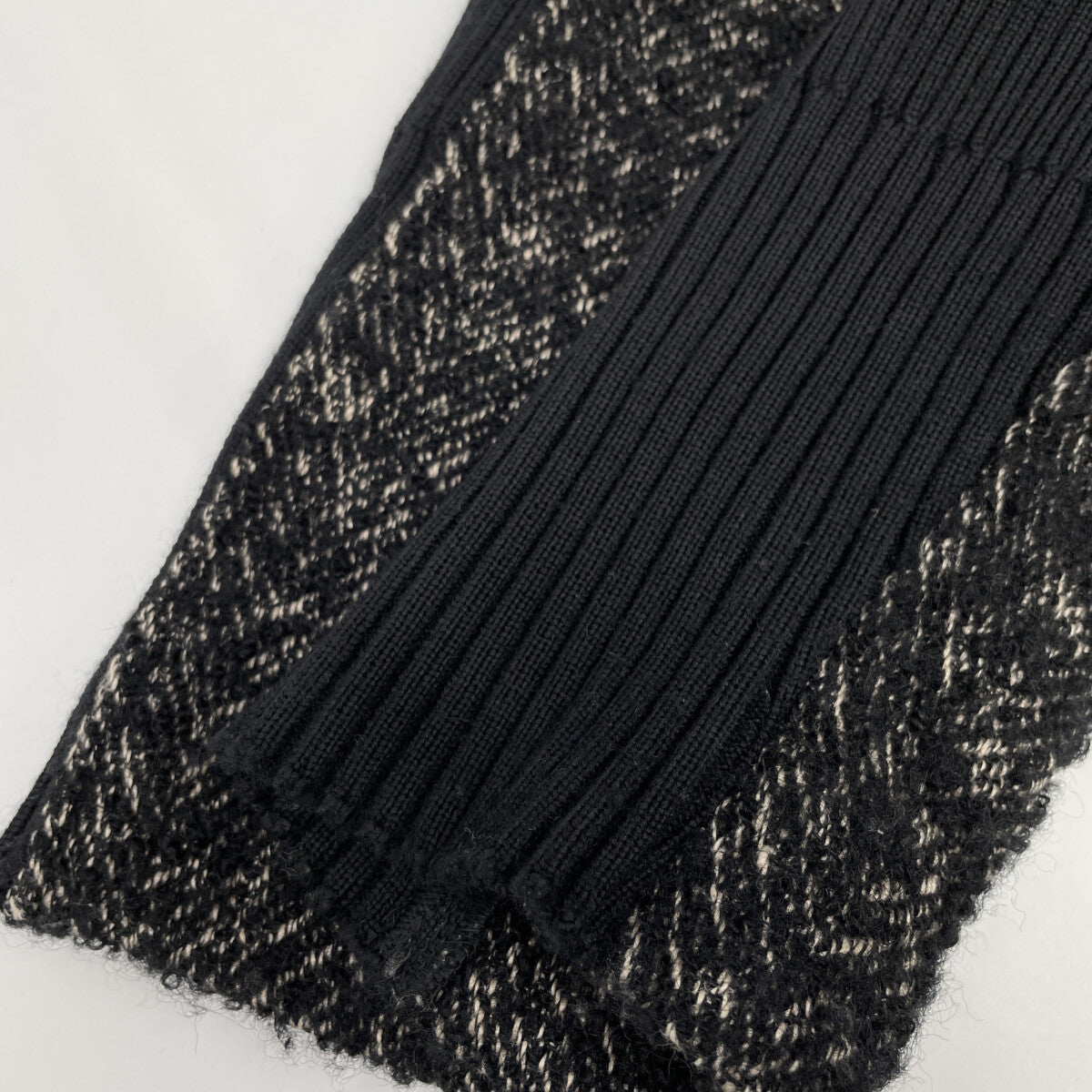 AKIRA NAKA アキラナカ AW2326-BK ブラック Philine combi tex cardigan トップス