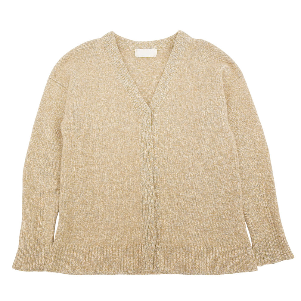 Wool Cashmere Brushed Knitted Cardigan Cardigan Women's Beige 1 MM21FW-KN033 Tops 1 Women's