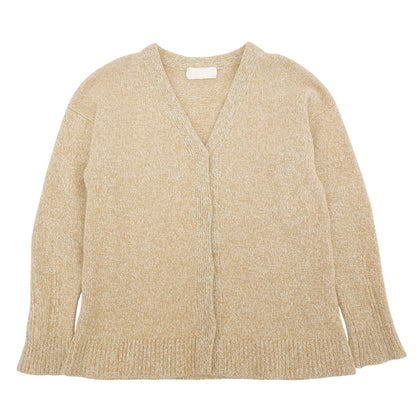 Wool Cashmere Brushed Knitted Cardigan Cardigan Women's Beige 1 MM21FW-KN033 Tops 1 Women's