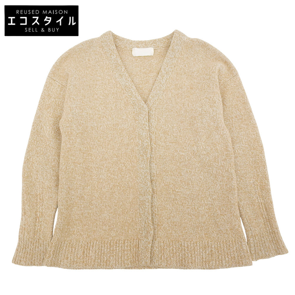 Wool Cashmere Brushed Knitted Cardigan Cardigan Women's Beige 1 MM21FW-KN033 Tops 1 Women's