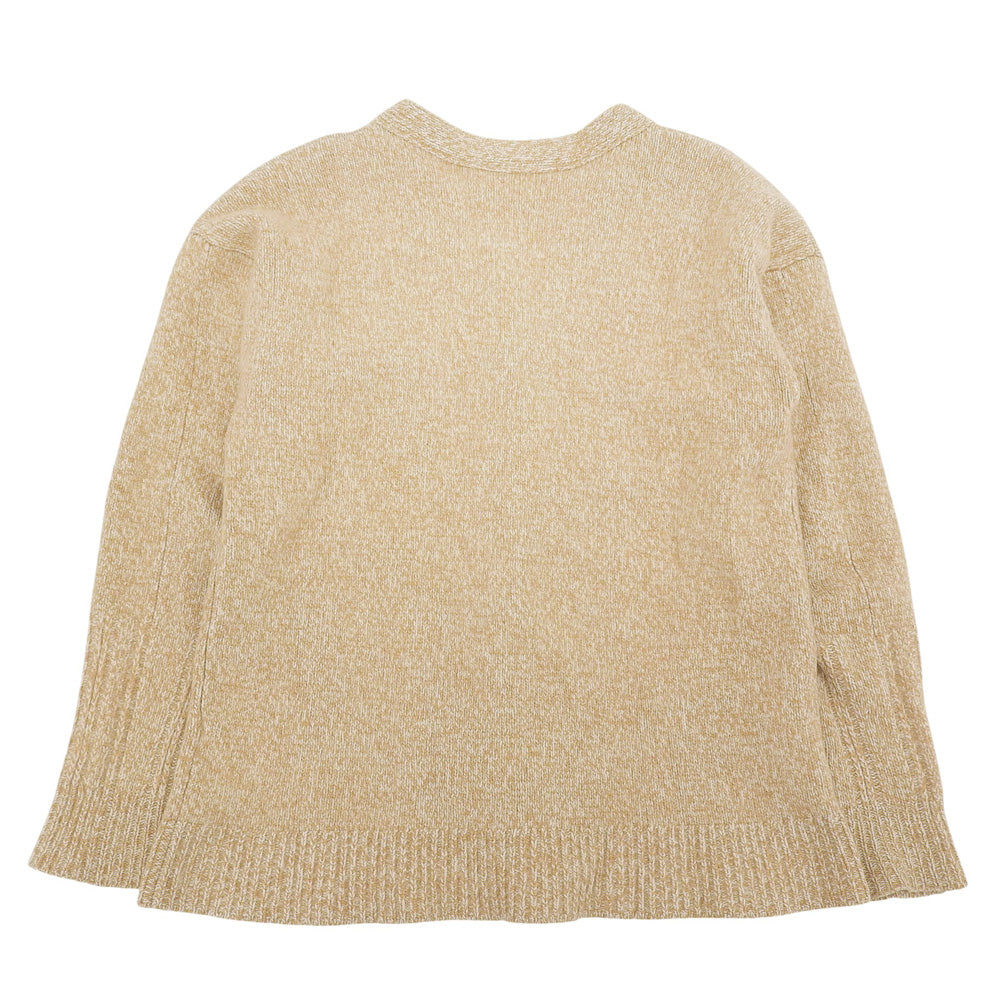 Wool Cashmere Brushed Knitted Cardigan Cardigan Women's Beige 1 MM21FW-KN033 Tops 1 Women's
