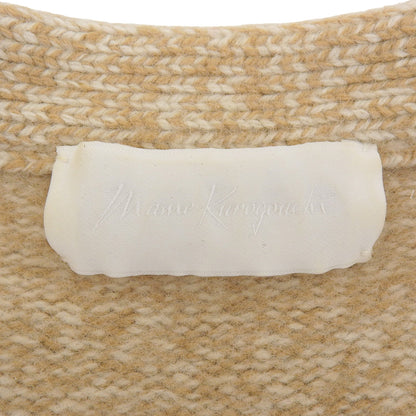 Wool Cashmere Brushed Knitted Cardigan Cardigan Women's Beige 1 MM21FW-KN033 Tops 1 Women's