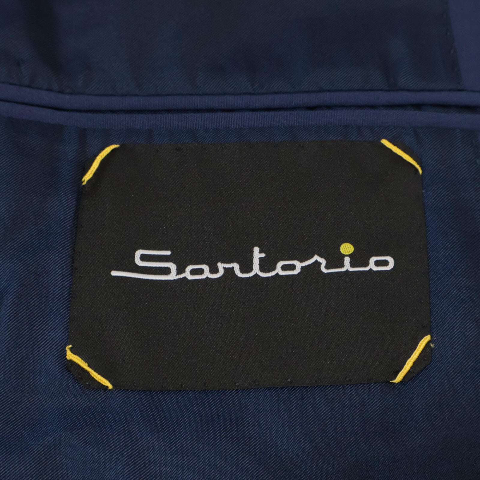 Sartorio サルトリオ SA250S064430 蓝色 羊毛×真丝 侧开衩 两粒扣夹克/锥形裤套装 外套