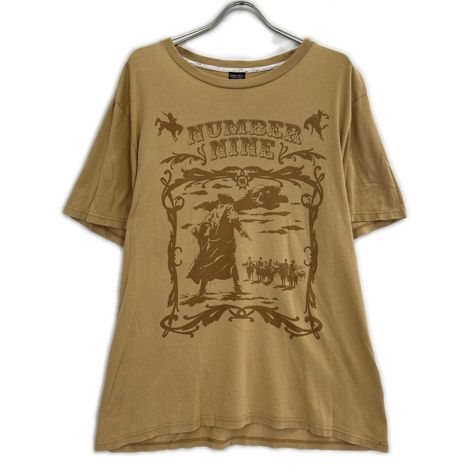 NUMBER (N)INE ナンバーナイン 07SS ベージュ ABOUT A BOY期 宮下期 アーカイブカウボーイ Tシャツ トップス
