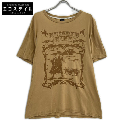 NUMBER (N)INE ナンバーナイン 07SS ベージュ ABOUT A BOY期 宮下期 アーカイブカウボーイ Tシャツ トップス
