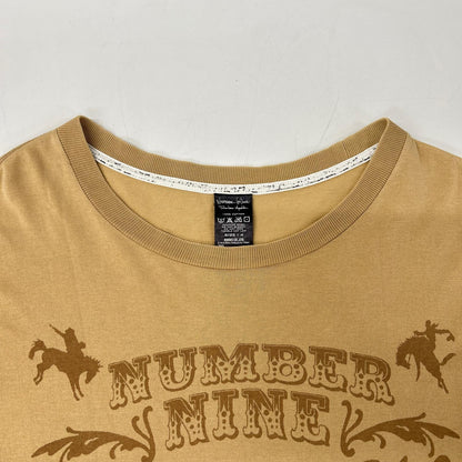NUMBER (N)INE ナンバーナイン 07SS ベージュ ABOUT A BOY期 宮下期 アーカイブカウボーイ Tシャツ トップス
