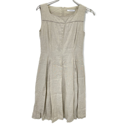 FOXEY Foxey Beige Linen Provence Dress