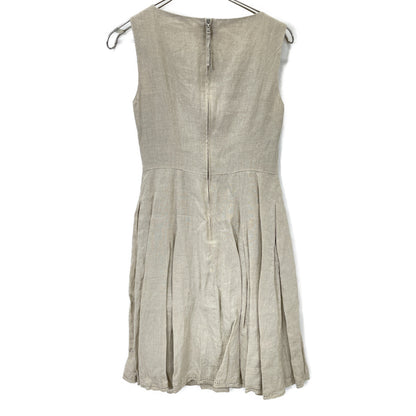 FOXEY Foxey Beige Linen Provence Dress