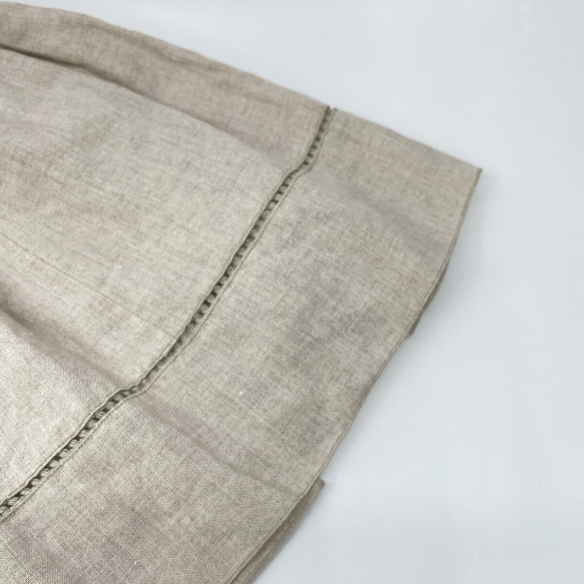FOXEY Beige Linen Canelé Dress
