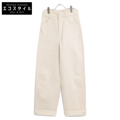 Pale Jute ペールジュート ベージュ ベーシックワイドテーパーデニムパンツ ボトムス