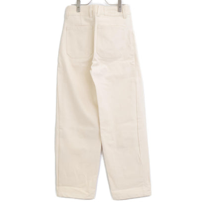 Pale Jute ペールジュート ベージュ ベーシックワイドテーパーデニムパンツ ボトムス