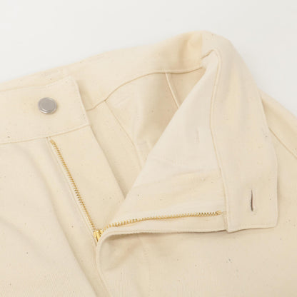 Pale Jute ペールジュート ベージュ ベーシックワイドテーパーデニムパンツ ボトムス