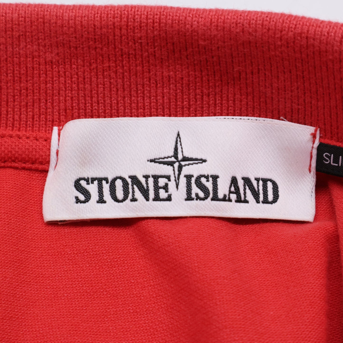 STONE ISLAND 石岛 鹿皮绒 修身方领标志短袖Polo衫 上衣