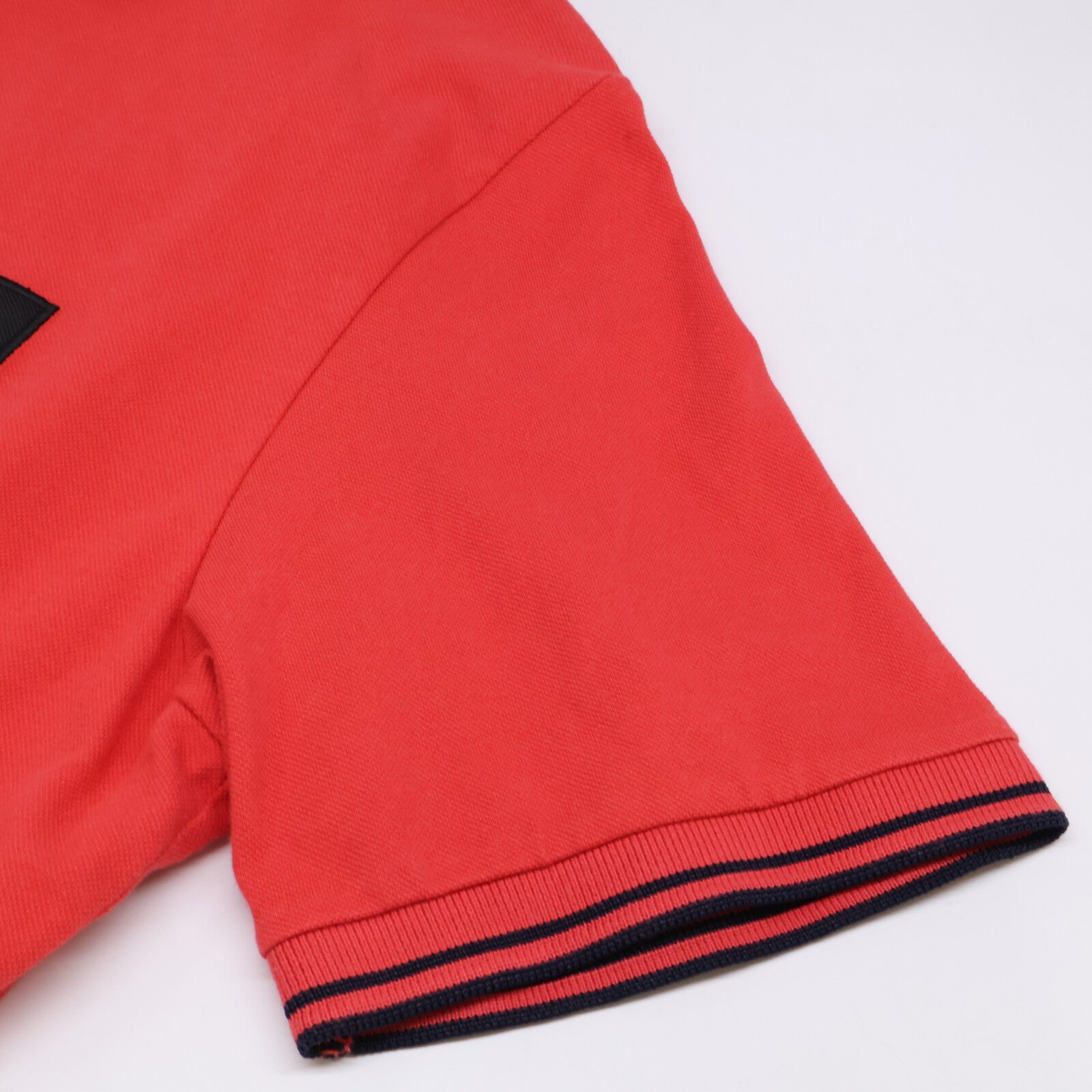 STONE ISLAND 石岛 鹿皮绒 修身方领标志短袖Polo衫 上衣