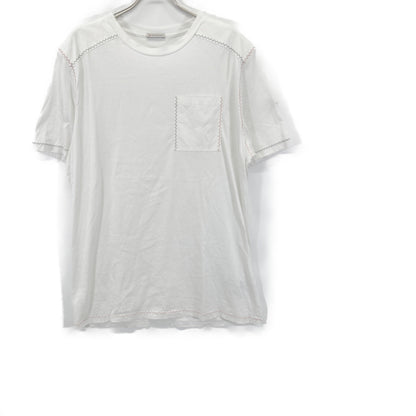 MONCLER 22SS White SS T-shirt Tricolor Stitch Design T-shirt Top