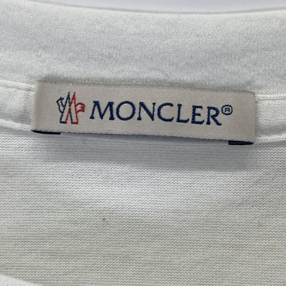 MONCLER 盟可睐 22SS 白色 短袖T恤 三色缝线设计T恤 上衣